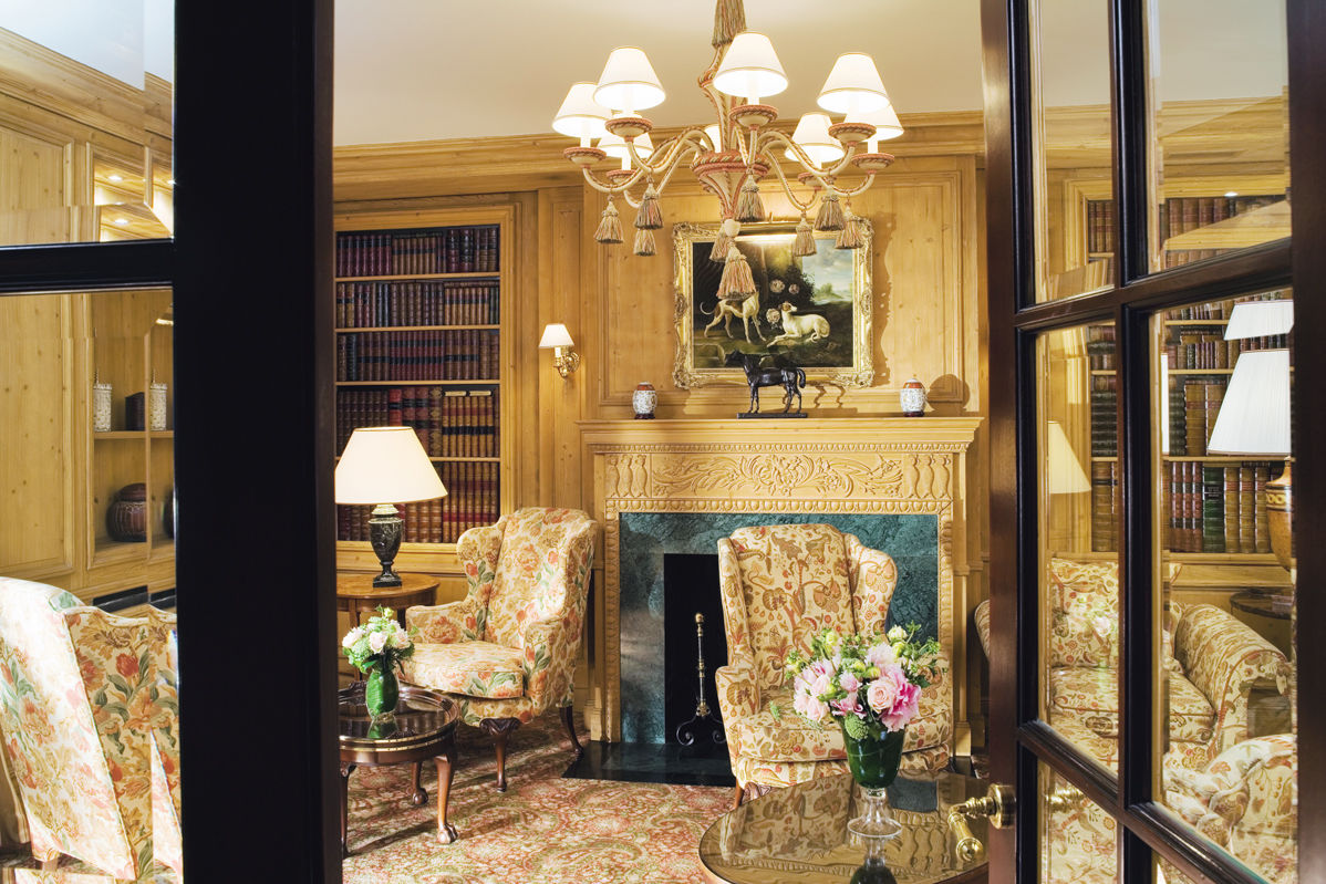 La Demeure Montaigne Hotel Párizs Beltér fotó Library